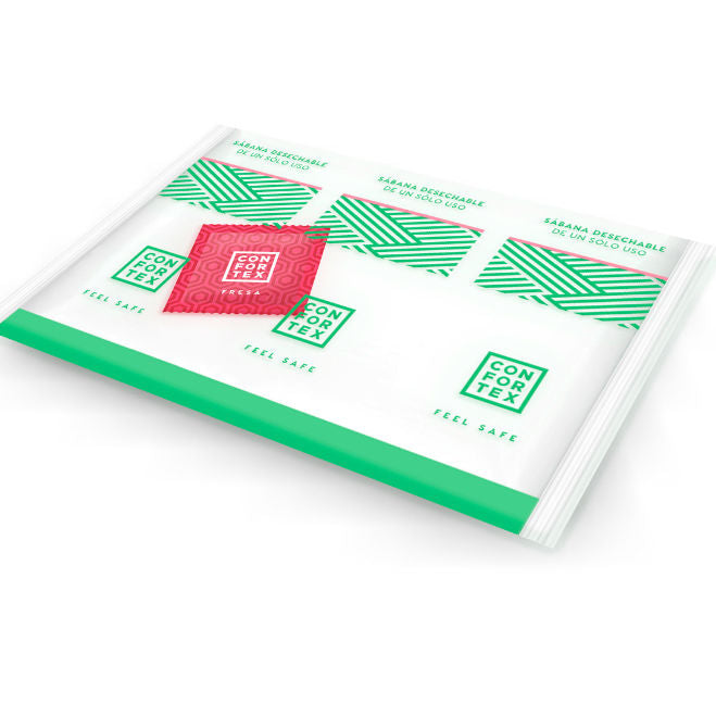 Confortex Disposable Hygienic Sheets, Individual Bag + Strawberry Condom | Niks.fi verkkokauppa