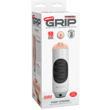 Extreme Toyz Pipedream Mega Grip Vagina Masturbator Vibrator | Niks.fi verkkokauppa