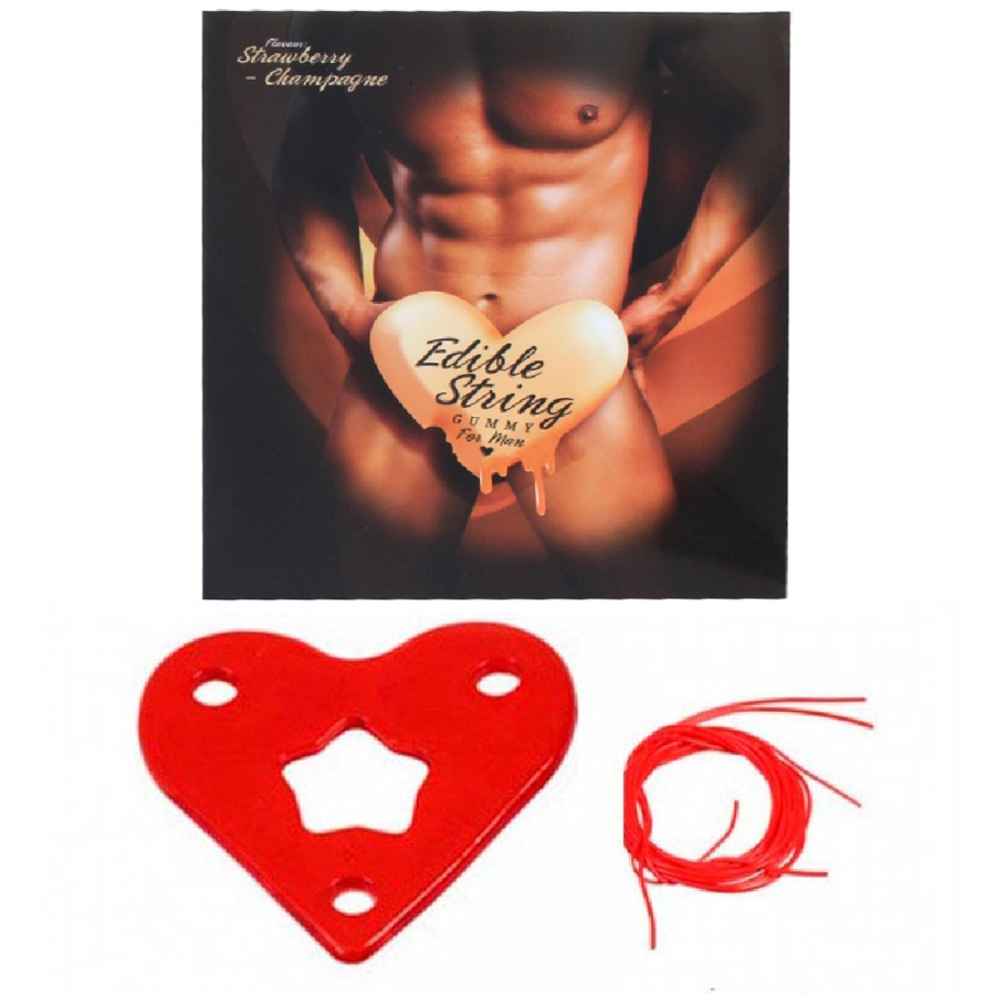Secretplay Gummy Thong For Strawberries With Cava | Niks.fi verkkokauppa