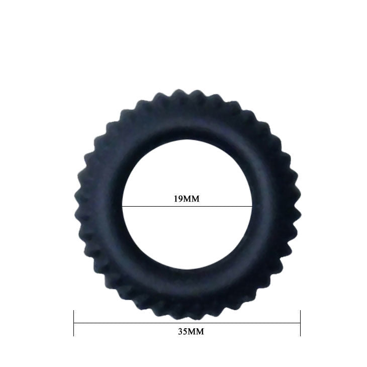 Baile Titan Cockring Black 1.9 Cm | Niks.fi verkkokauppa