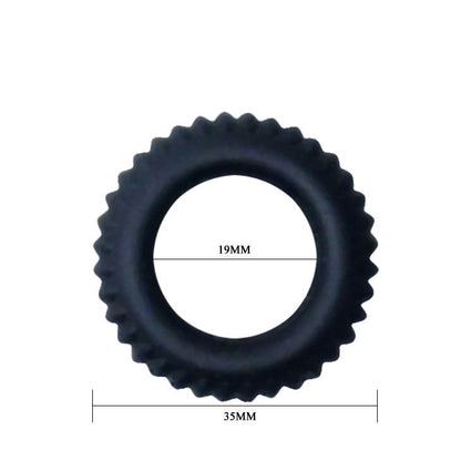 Baile Titan Cockring Black 1.9 Cm | Niks.fi verkkokauppa