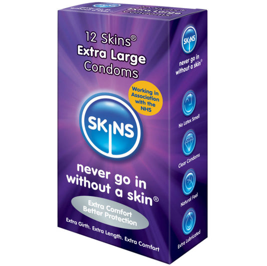 Skins Condom Extra Large 12 Pack | Niks.fi verkkokauppa