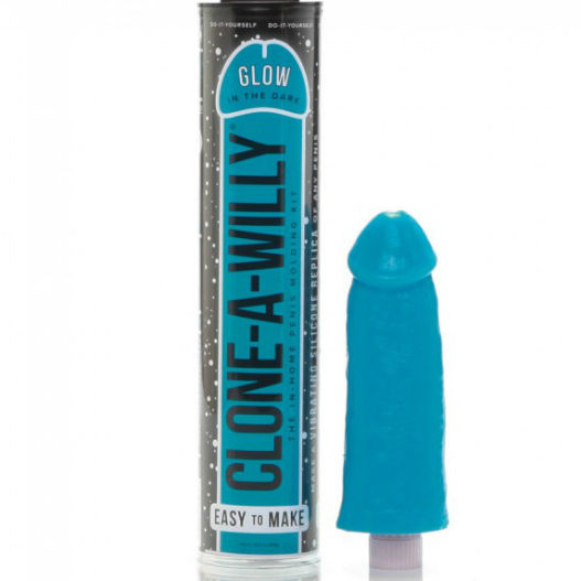 Clone A Willy Luminescent Blue Penis Cloner With Vibrator | Niks.fi verkkokauppa