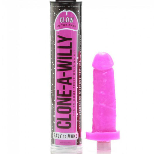 Clone A Willy Luminescent Pink Penis Cloner With Vibrator | Niks.fi verkkokauppa