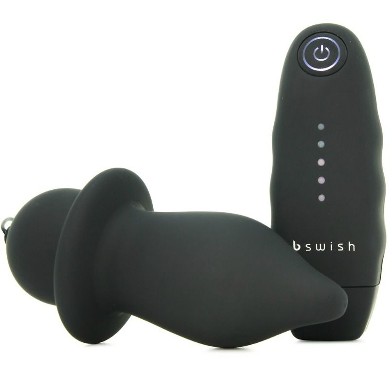 B Swish Bfilled Classic Vibrating Plug Black | Niks.fi verkkokauppa
