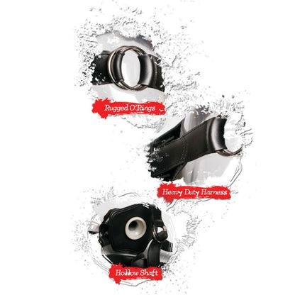 Fetish Fantasy Extreme Hollow Strap-On Black | Niks.fi verkkokauppa
