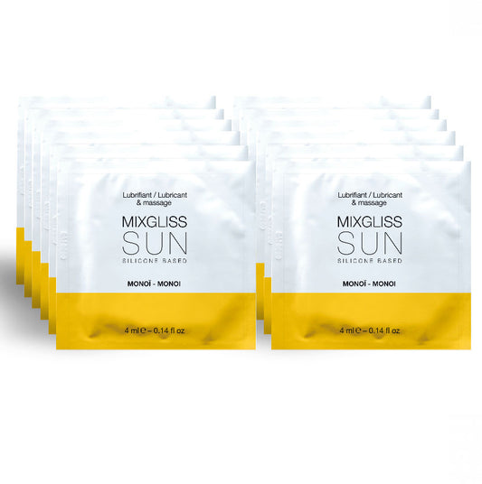 Mixgliss Silicone Based Lubricant Aroma Monoi 12 Single Dose 4Ml | Niks.fi verkkokauppa