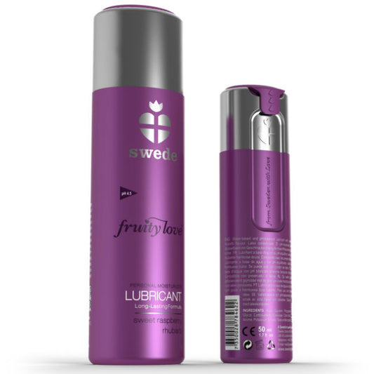 Swede Fruity Love Lubricant Raspberry Rhubarb 100 Ml | Niks.fi verkkokauppa