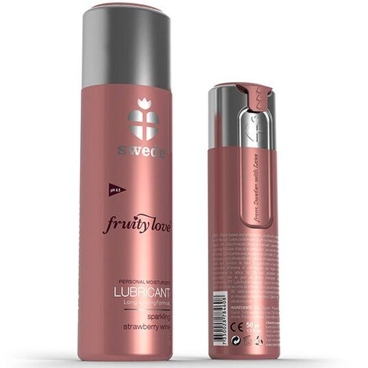 Swede Fruity Love Lubricant Sparkling Strawberry Wine 100 Ml | Niks.fi verkkokauppa