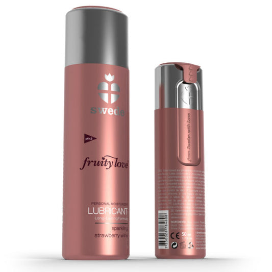 Swede Fruity Love Lubricant Sparkling Strawberry Wine 50 Ml | Niks.fi verkkokauppa
