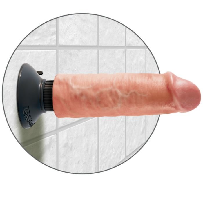 King Cock 15.24 Cm Vibrating Cock Flesh | Niks.fi verkkokauppa