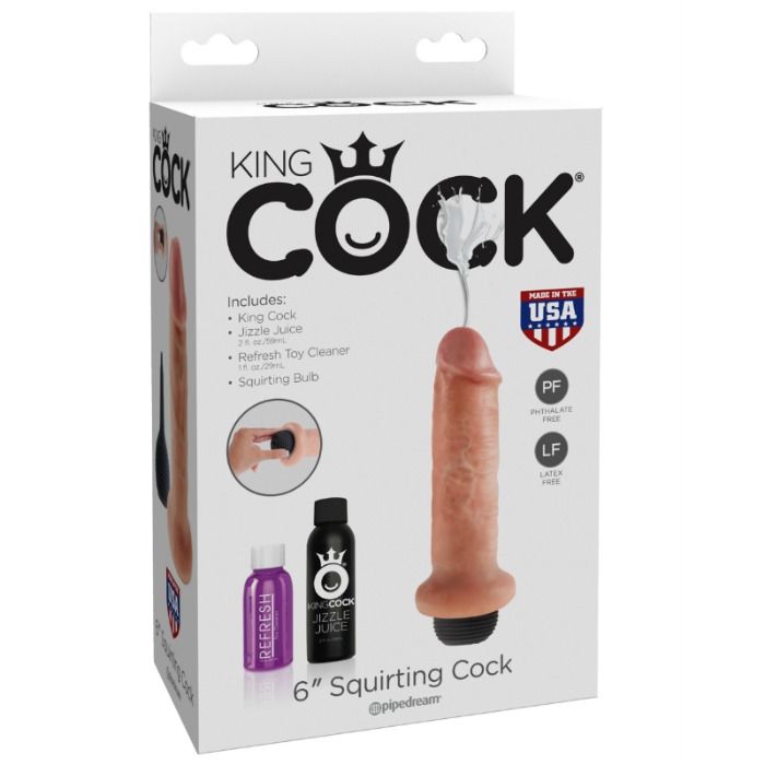 King Cock 15.24 Cm Squirting Dildo | Niks.fi verkkokauppa