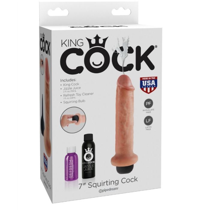 King Cock 17.8 Cm Squirting Dildo | Niks.fi verkkokauppa