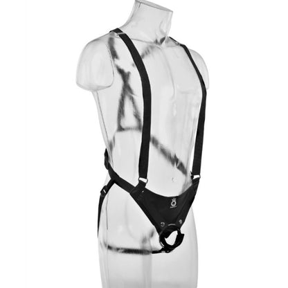 King Cock 28 Cm Hollow Strap-On Suspender System Flesh | Niks.fi verkkokauppa