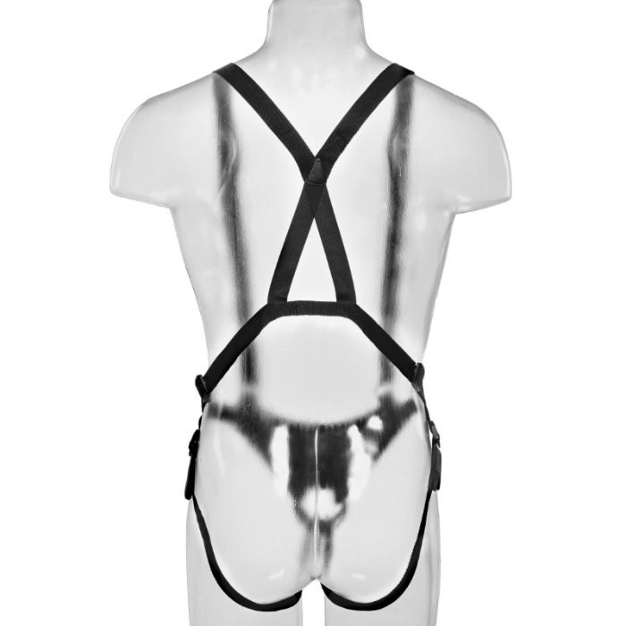 King Cock 28 Cm Hollow Strap-On Suspender System Flesh | Niks.fi verkkokauppa