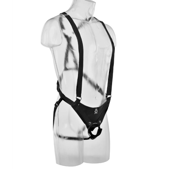King Cock 30.5 Cm Hollow Strap-On Suspender System Flesh | Niks.fi verkkokauppa