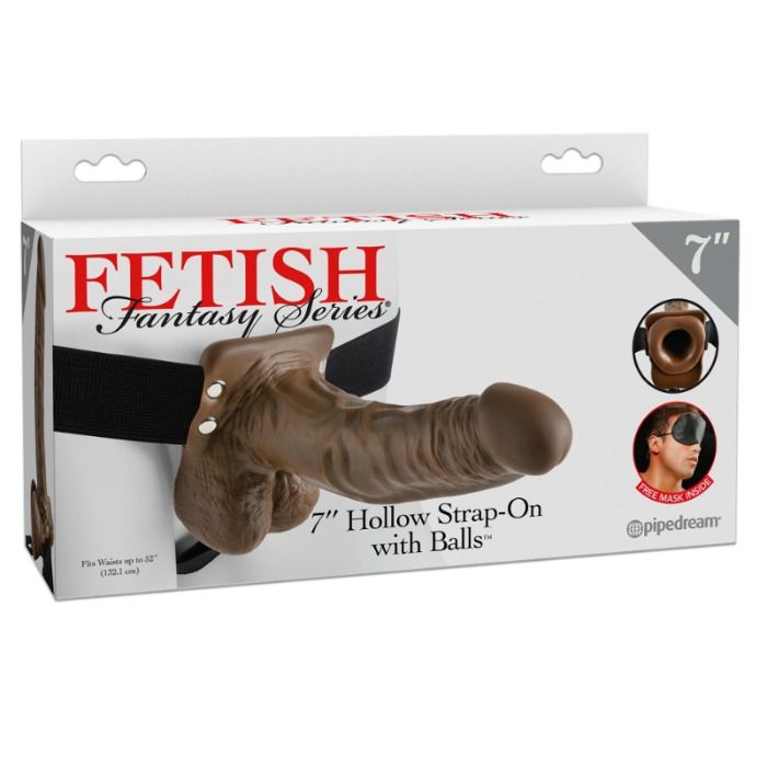 Fetish Fantasy Series Series 7 Hollow Strap-On With Balls | Niks.fi verkkokauppa