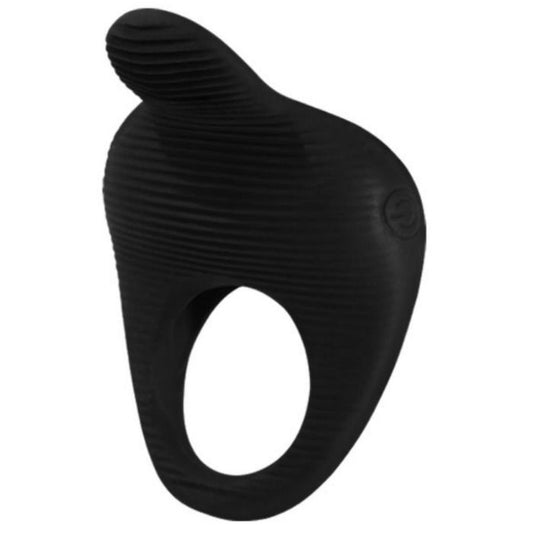 Pretty Love Thimble Vibrator Ring Black | Niks.fi verkkokauppa