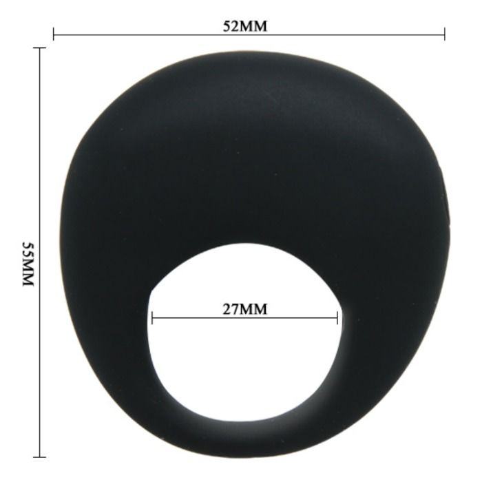 Pretty Love Trap Vibrator Ring Black | Niks.fi verkkokauppa
