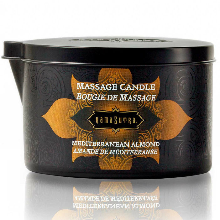 Kamasutra Mediterranean Almond Massage Candle 170Gr | Niks.fi verkkokauppa