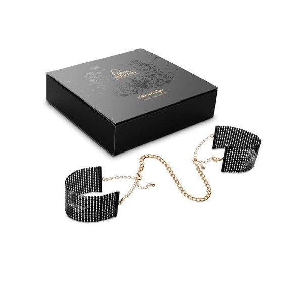 Bijoux D…Sir M…Tallique Black Metal Mesh Handcuffs | Niks.fi verkkokauppa