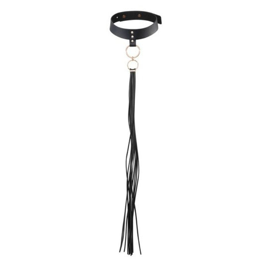 Bijoux Indiscrets Maze Tassel Choker Black | Niks.fi verkkokauppa