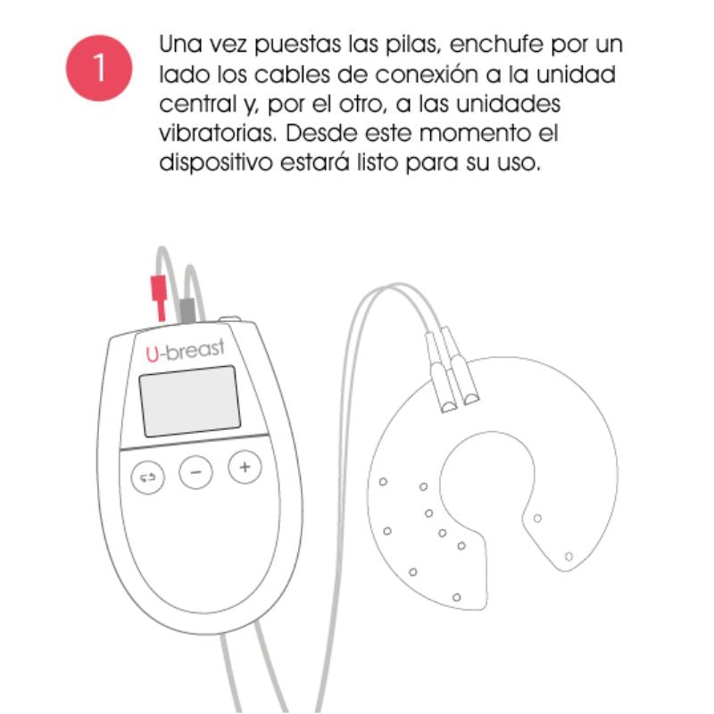 500 Cosmetics U Breast Breast Increase Electrostimulation | Niks.fi verkkokauppa