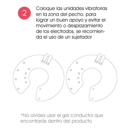 500 Cosmetics U Breast Breast Increase Electrostimulation | Niks.fi verkkokauppa