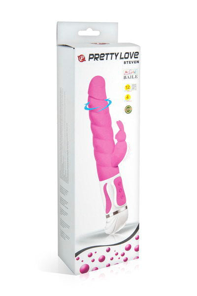 Pretty Love Smart Steven Rabbit Pink | Niks.fi verkkokauppa