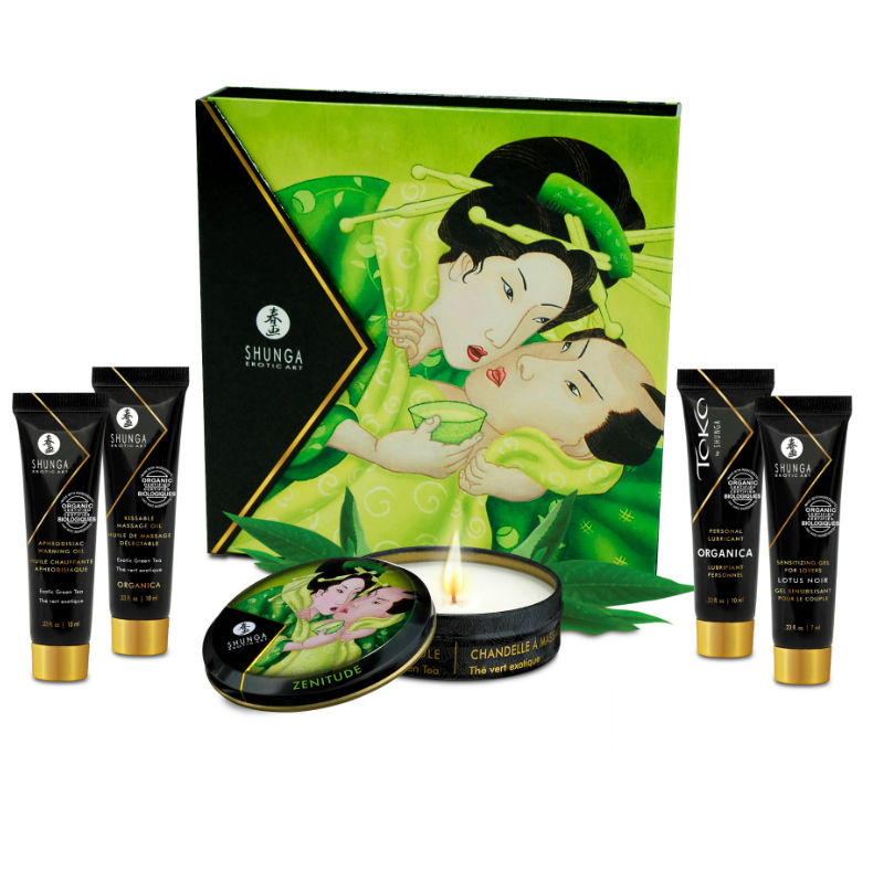 Shunga Secret Geisha Organic Green Tea Kit | Niks.fi verkkokauppa