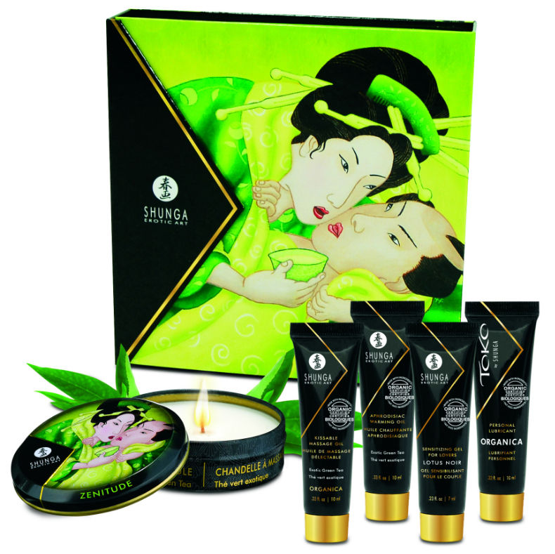 Shunga Secret Geisha Organic Green Tea Kit | Niks.fi verkkokauppa