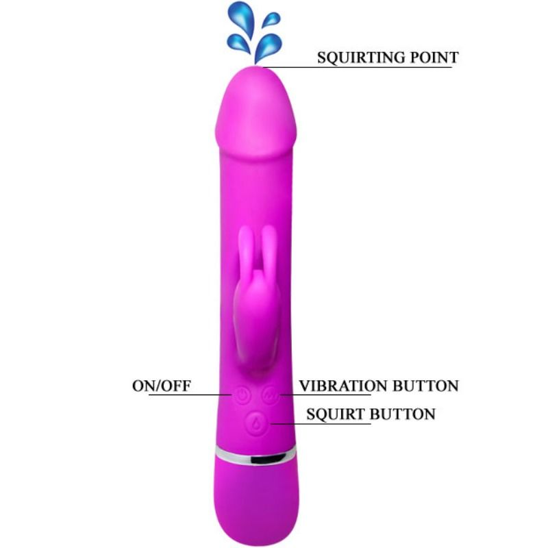 Pretty Love Henry Vibrator With 12 Vibration Modes And Squirt Function | Niks.fi verkkokauppa