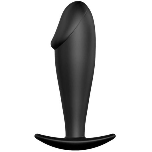 Pretty Love Anal Plug Silicone Penis Form Black | Niks.fi verkkokauppa