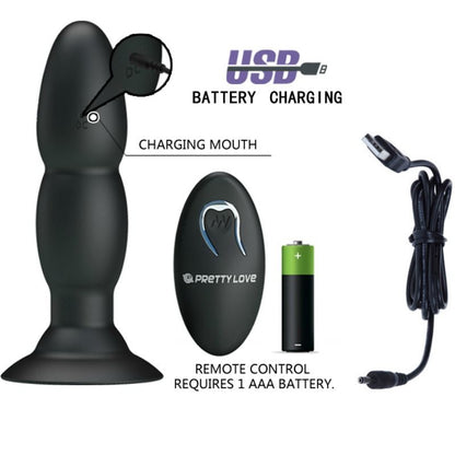 Pretty Love Plug Vibrator And Rotation By Remote Control | Niks.fi verkkokauppa