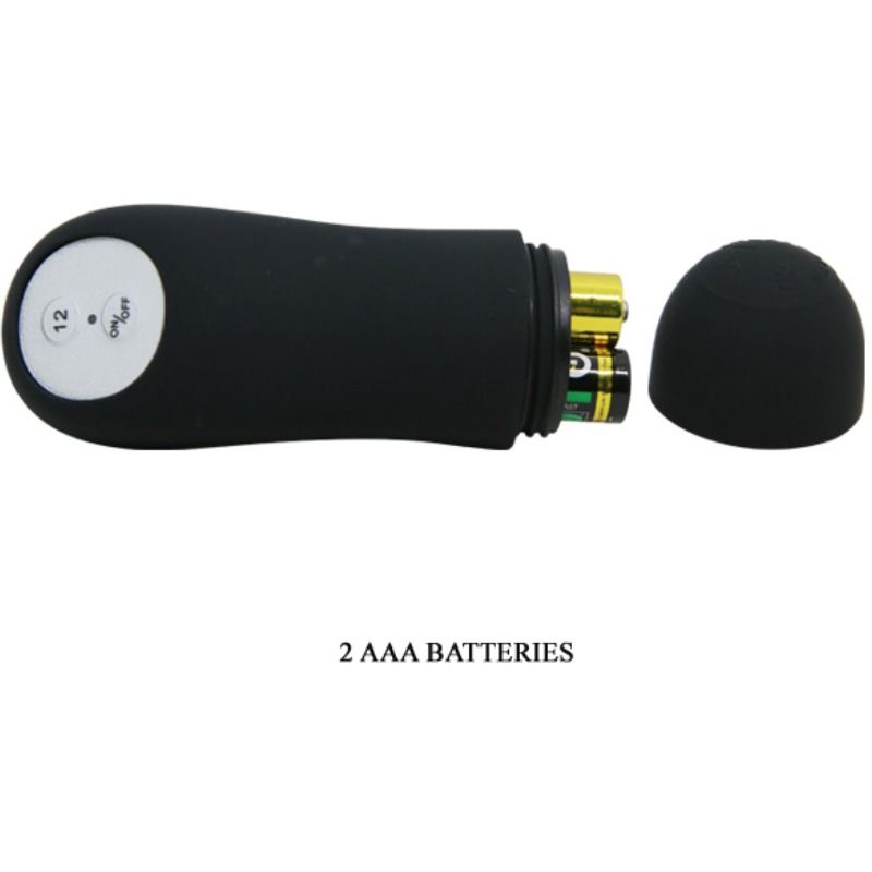 Pretty Love Silicone Anal Plug Penis Form And 12 Vibration Modes Black | Niks.fi verkkokauppa