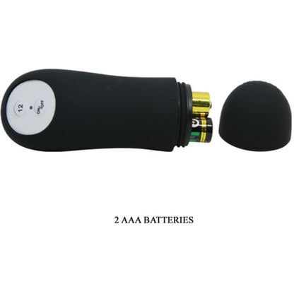 Pretty Love Silicone Anal Plug Penis Form And 12 Vibration Modes Black | Niks.fi verkkokauppa