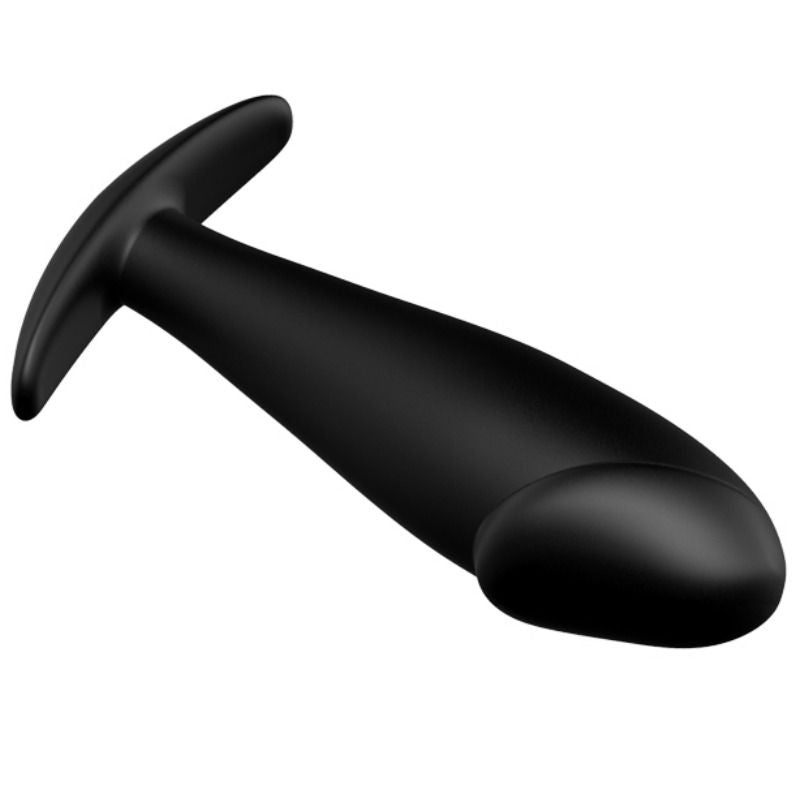 Pretty Love Silicone Anal Plug Penis Form And 12 Vibration Modes Black | Niks.fi verkkokauppa