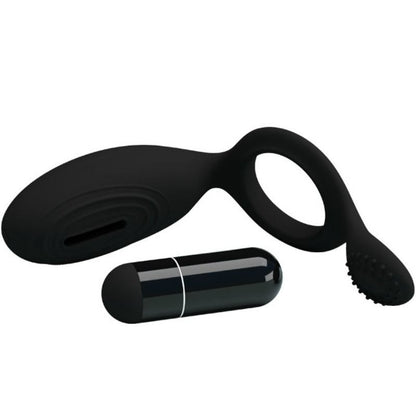 Pretty Love Vibrating Ring With Ethel Stimulator | Niks.fi verkkokauppa
