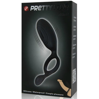 Pretty Love Vibrating Ring With Ethel Stimulator | Niks.fi verkkokauppa