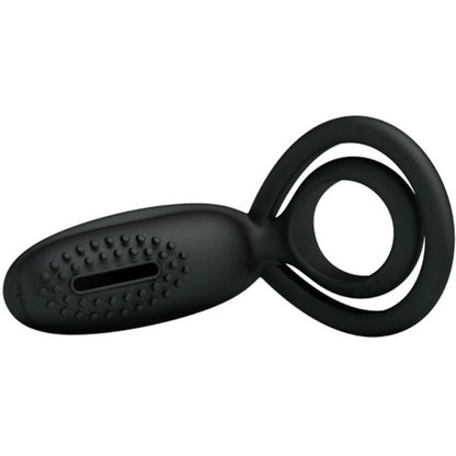 Pretty Love Vibrating Ring With Esther Stimulator | Niks.fi verkkokauppa