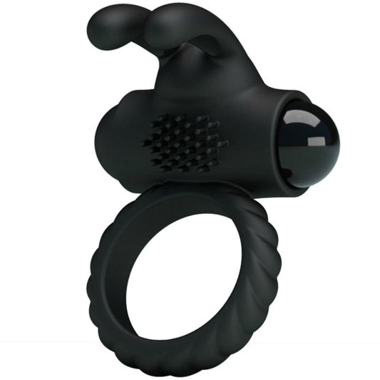 Pretty Love Eudora Vibrating Ring With Stimulator | Niks.fi verkkokauppa