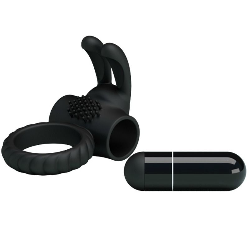 Pretty Love Eudora Vibrating Ring With Stimulator | Niks.fi verkkokauppa