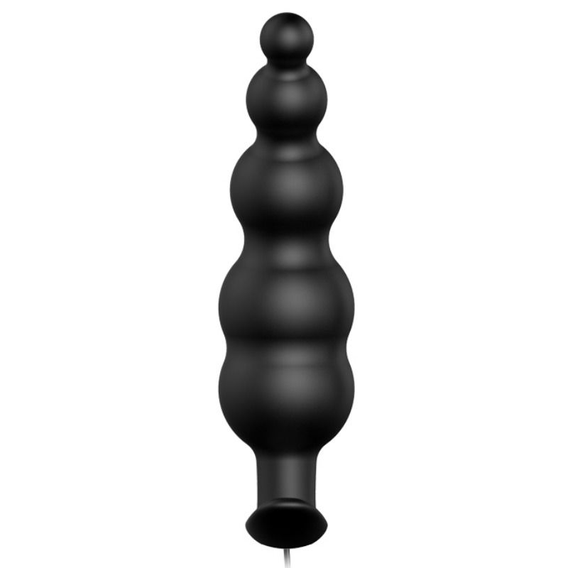 Pretty Love Anal Plug Silicone Extra Stimulation And 12 Vibration Modes Black | Niks.fi verkkokauppa