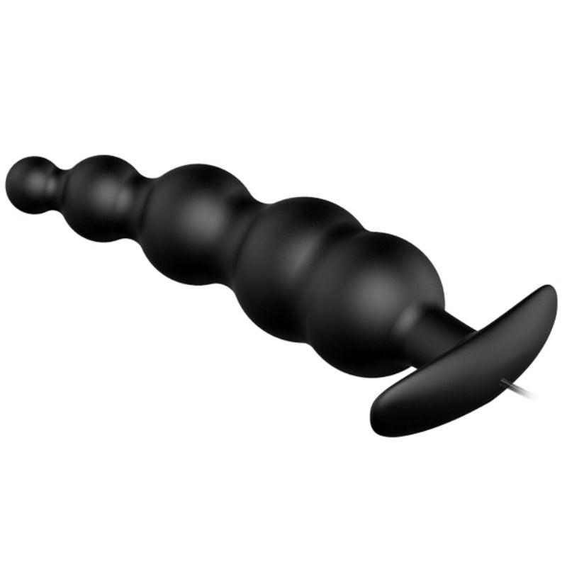 Pretty Love Anal Plug Silicone Extra Stimulation And 12 Vibration Modes Black | Niks.fi verkkokauppa
