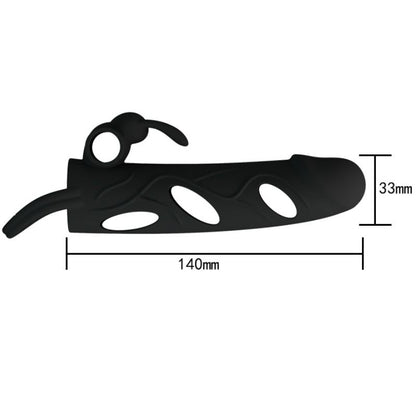 Pretty Love Silicone Cover With Vibration 14 Cm 1.0 | Niks.fi verkkokauppa