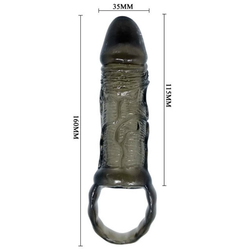 Baile Penis Extension Sheath With Strap For Testicles 11.5 Cm | Niks.fi verkkokauppa