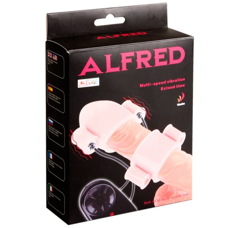 Baile Alfred Penis Vibrator Covers With Control | Niks.fi verkkokauppa