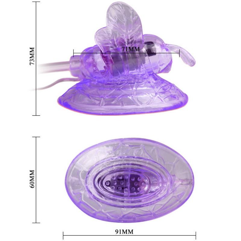 Baile Lilac Clitoris Stimulation Vibrating Butterfly | Niks.fi verkkokauppa