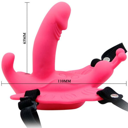 Baile Ultra Passionate Vibrating Butterfly Harness | Niks.fi verkkokauppa