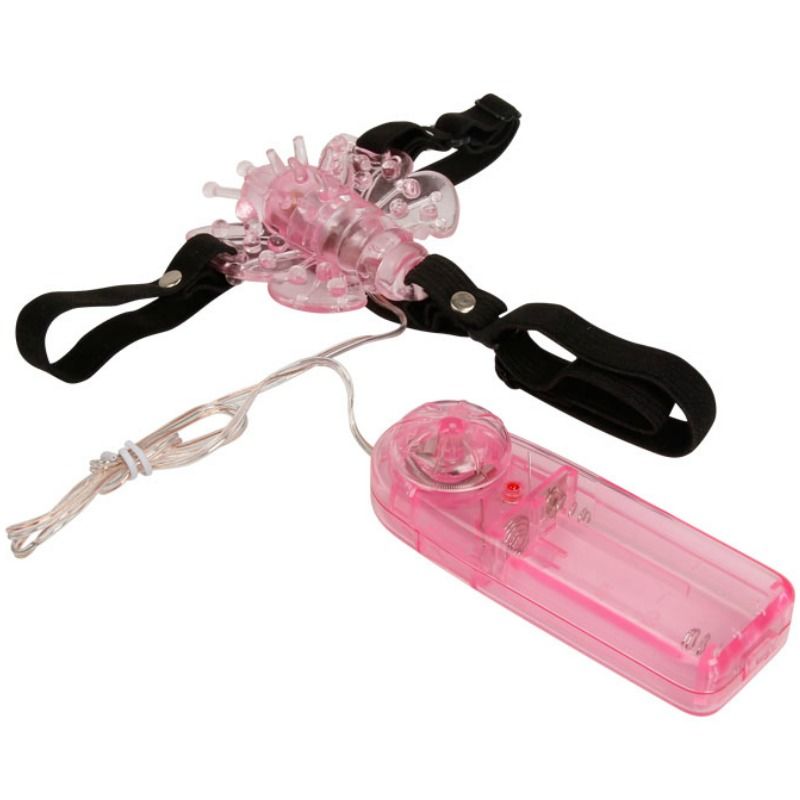Baile Harness With Multivespeed Vibrating Butterfly | Niks.fi verkkokauppa